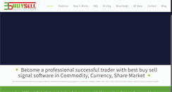 Desktop Screenshot of buysellsignalsoft.com